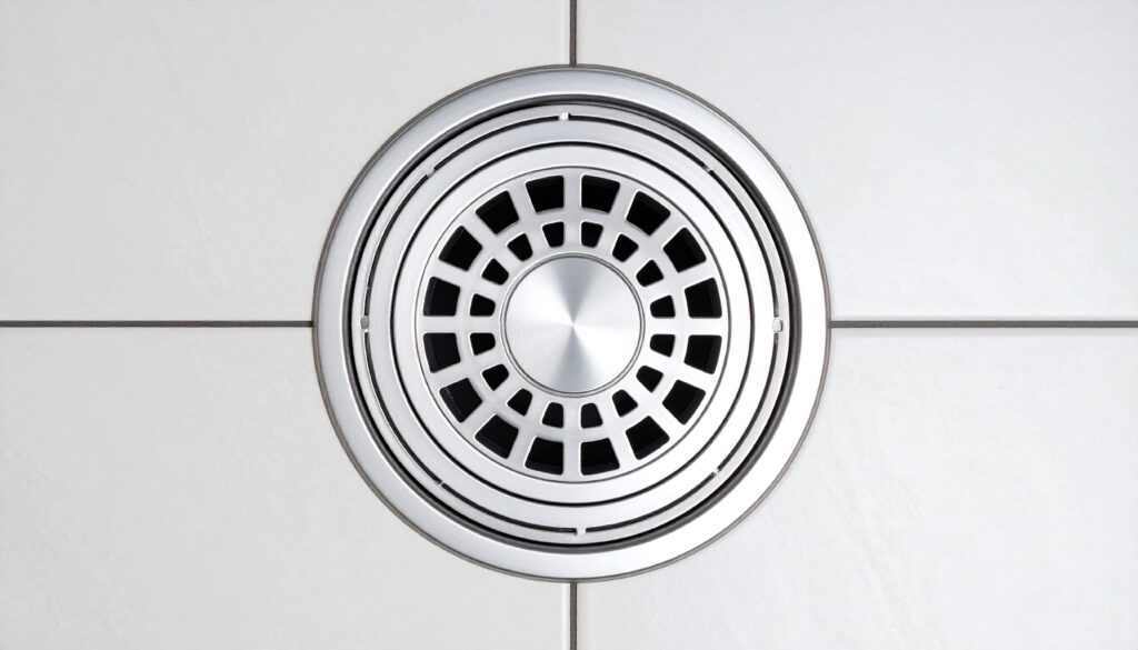 Floor Drain Cover on Tile